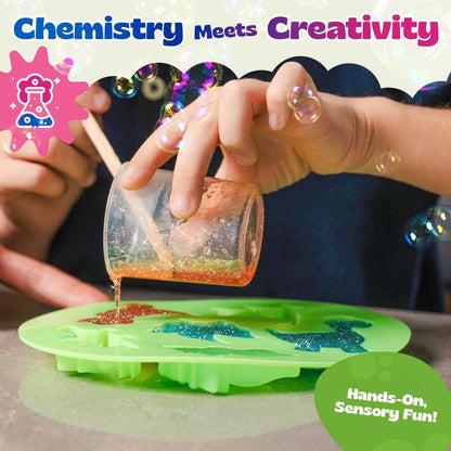 Pinwheel Crafts DIY Soap Making Kit - 16 Custom Soaps in 7 Unique Sea Life Shapes - Fun for Kids & Adults - Includes Molds, Scents & Colors - Gift for Kids Ages 6-12