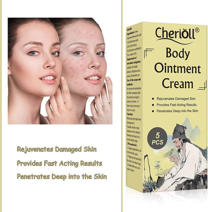 Moisturising Cream, Ointment Cream, Healing Cream, Moisturising Cream, Body Cream for Dry, Uncomfortable Skin 5PCS