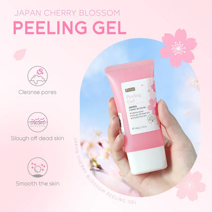 Sakura Face Deep Cleaning Exfoliating Gel Skin Care Whitening Moisturizer Repair Facial Scrub Skin Care 60G