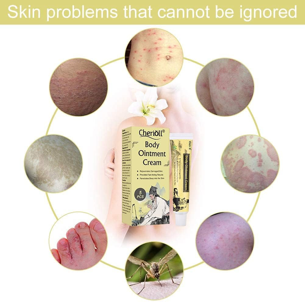 Moisturising Cream, Ointment Cream, Healing Cream, Moisturising Cream, Body Cream for Dry, Uncomfortable Skin 5PCS