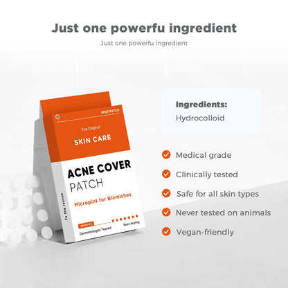Advanced Hydrocolloid Acne Pimple Patches (60 Count) - Fast-Acting Spot Treatment for Blemishes and Breakouts | Vegan & Cruelty-Free Skin Care Solution