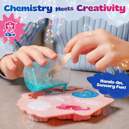 Pinwheel Crafts DIY Soap Making Kit - 16 Custom Soaps in 7 Unique Sea Life Shapes - Fun for Kids & Adults - Includes Molds, Scents & Colors - Gift for Kids Ages 6-12