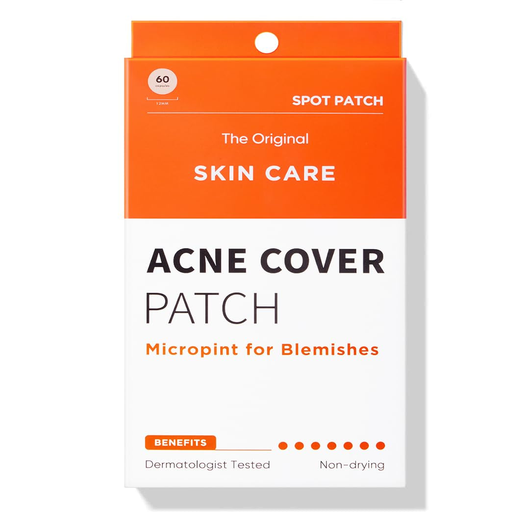Advanced Hydrocolloid Acne Pimple Patches (60 Count) - Fast-Acting Spot Treatment for Blemishes and Breakouts | Vegan & Cruelty-Free Skin Care Solution